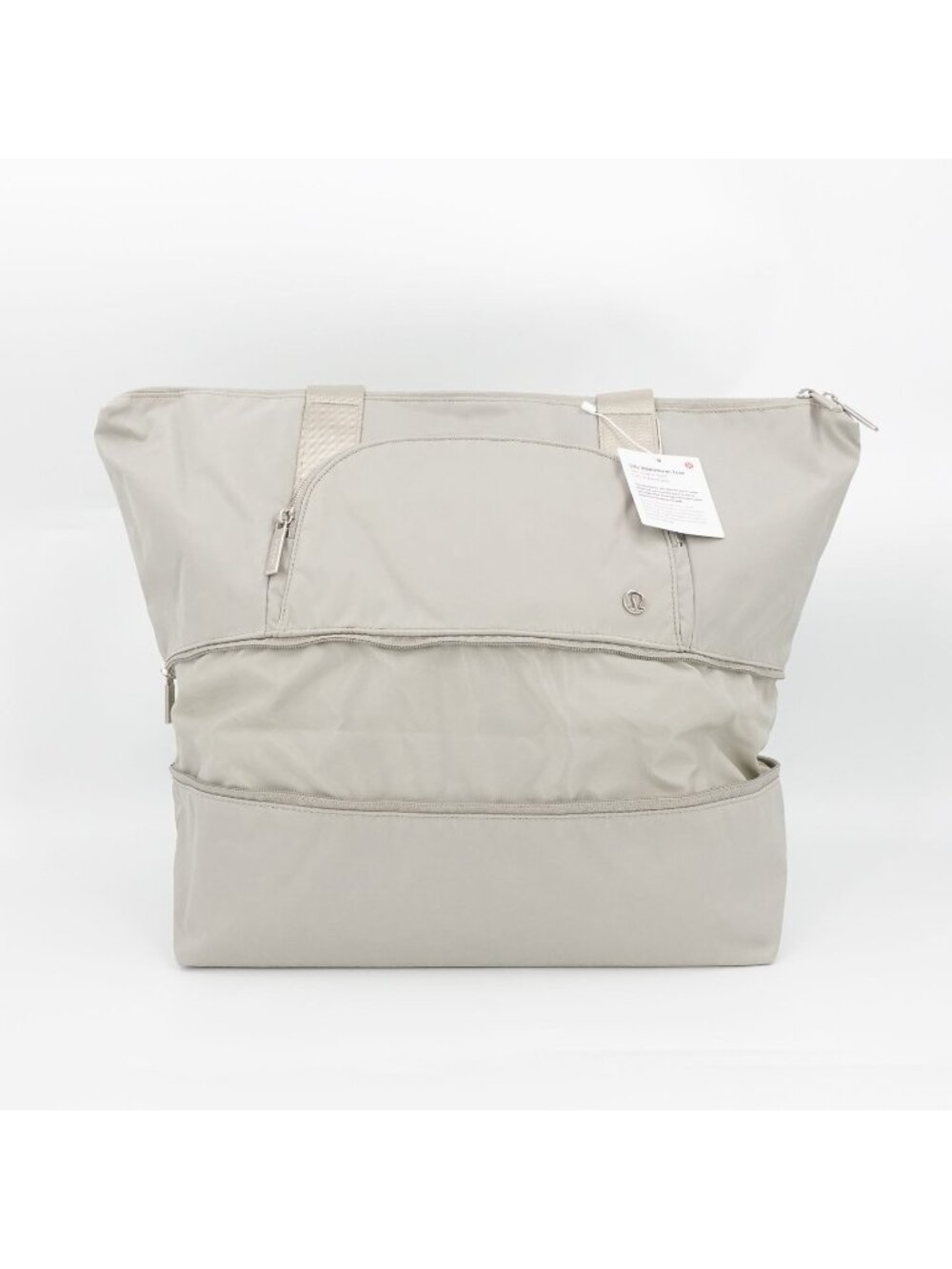 Lululemon Women's City Adventurer Tote 27L Raw Linen Beige OS - Picture 2 of 14